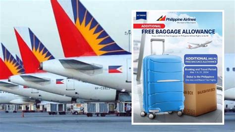 philippine airlines free baggage allowance